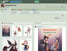 Tablet Screenshot of intemptesta-nox.deviantart.com
