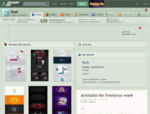Tablet Screenshot of lluck.deviantart.com