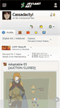 Mobile Screenshot of cassadactyl.deviantart.com