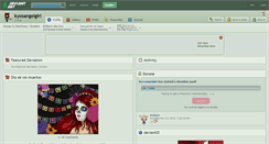 Desktop Screenshot of kyosangelgirl.deviantart.com