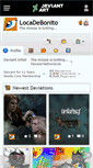 Mobile Screenshot of locadebonito.deviantart.com