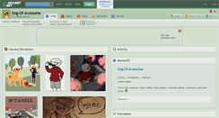 Desktop Screenshot of dog-of-awesome.deviantart.com