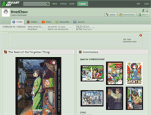 Tablet Screenshot of hweichow.deviantart.com