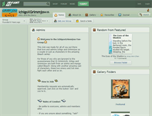 Tablet Screenshot of ichigoxgrimmjow.deviantart.com