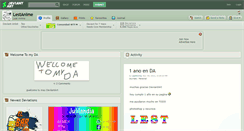 Desktop Screenshot of lestanime.deviantart.com