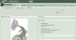 Desktop Screenshot of darksong666.deviantart.com