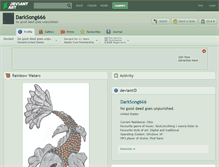 Tablet Screenshot of darksong666.deviantart.com