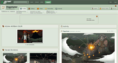 Desktop Screenshot of diegomaster.deviantart.com