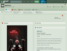 Tablet Screenshot of aparture.deviantart.com