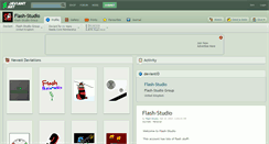 Desktop Screenshot of flash-studio.deviantart.com
