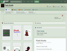 Tablet Screenshot of flash-studio.deviantart.com