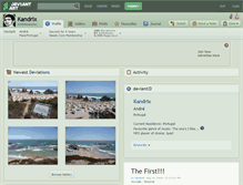Tablet Screenshot of kandrix.deviantart.com