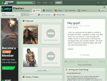 Tablet Screenshot of ellastria.deviantart.com