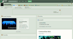 Desktop Screenshot of communities.deviantart.com