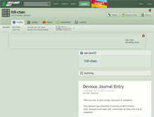 Tablet Screenshot of hili-chan.deviantart.com