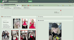 Desktop Screenshot of littlemissanesthetic.deviantart.com