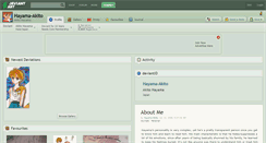 Desktop Screenshot of hayama-akito.deviantart.com