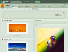 Tablet Screenshot of cimmx.deviantart.com