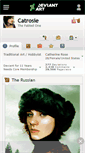 Mobile Screenshot of catrosie.deviantart.com