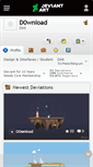 Mobile Screenshot of d0wnload.deviantart.com
