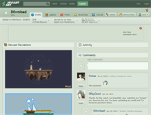 Tablet Screenshot of d0wnload.deviantart.com