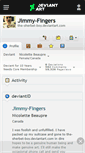 Mobile Screenshot of jimmy-fingers.deviantart.com