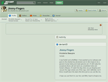 Tablet Screenshot of jimmy-fingers.deviantart.com