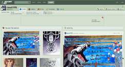 Desktop Screenshot of cloud1995.deviantart.com