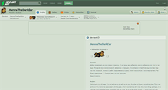 Desktop Screenshot of mennathedarkear.deviantart.com
