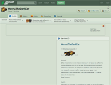 Tablet Screenshot of mennathedarkear.deviantart.com