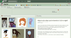 Desktop Screenshot of espycat.deviantart.com