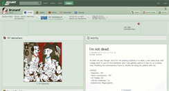 Desktop Screenshot of brunamf.deviantart.com