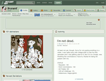 Tablet Screenshot of brunamf.deviantart.com