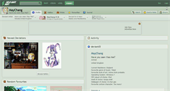 Desktop Screenshot of maychang.deviantart.com