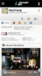 Mobile Screenshot of maychang.deviantart.com
