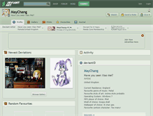 Tablet Screenshot of maychang.deviantart.com