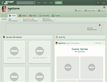 Tablet Screenshot of legalizeme.deviantart.com