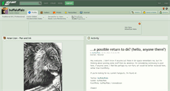 Desktop Screenshot of buffaluffalo.deviantart.com