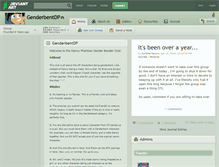 Tablet Screenshot of genderbentdp.deviantart.com