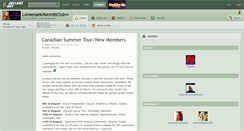 Desktop Screenshot of loreenamckennittclub.deviantart.com