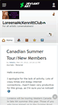 Mobile Screenshot of loreenamckennittclub.deviantart.com