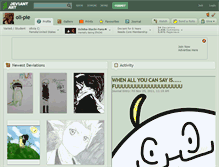 Tablet Screenshot of oli-pie.deviantart.com