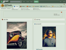 Tablet Screenshot of exitmuzic.deviantart.com