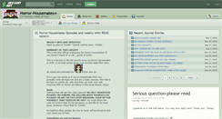 Desktop Screenshot of horror-housemates.deviantart.com