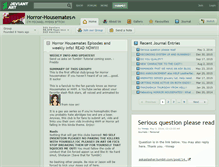 Tablet Screenshot of horror-housemates.deviantart.com