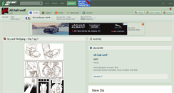 Desktop Screenshot of all-hail-wolf.deviantart.com