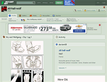 Tablet Screenshot of all-hail-wolf.deviantart.com