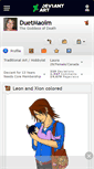 Mobile Screenshot of duetmaoim.deviantart.com