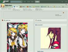 Tablet Screenshot of patty-kun.deviantart.com
