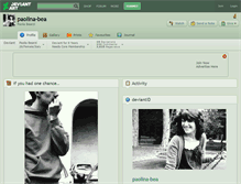 Tablet Screenshot of paolina-bea.deviantart.com